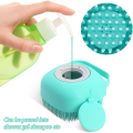 Portable Body Massage Shower Brush Shower Gel Container Multi-function Silicone Gel Bath Brush Cleaning Brush. 