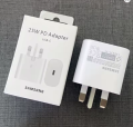 Original Samsung 25W Super Fast Charger Adapter USB-C Type-C Power Delivery PD 3.0 Wall Charger for Galaxy A14 A24 A34 A54 M14 M33 M53 S20 S21 S22 S23 S24 Note10+ Note20 Ultra – Fast Charging Plug. 