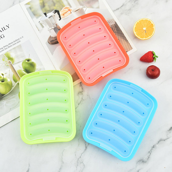 Kitchen Gadgets Cooking Tools 6 IN 1 DIY Sausage Making Mold Hot Dog Handmade Ham Silicone Mold Sausage Maker Baby Food Maker