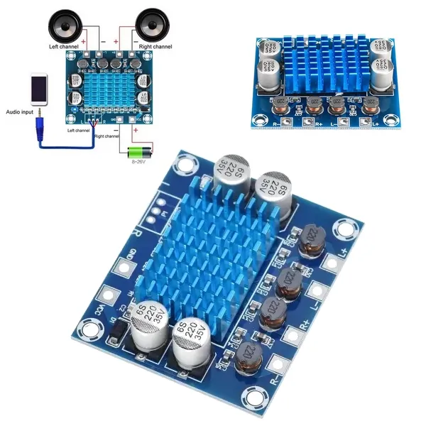TPA3110%20DC%208-26V%203A%2030W+30W%202.0%20Channel%20Class%20D%20Digital%20Audio%20Power%20Amplifier%20Board%20MP3%20XH-A232%20Module%20Sound%20Recorder%20and%20Sound%20Circuit%20Electronic%20Hobby%20Kit%20-%20Image%202