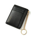 Short purse card holder women mini slim coin wallet ultra thin dompet duit pendek keychain beg duit wanita kecil-lalisa. 
