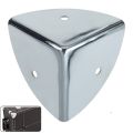 4pcs Flight Case Metal Corner Brackets Luggage Corner Protectors Wooden Box Angle Furniture Three Corner Guard Case Edge Cover. 