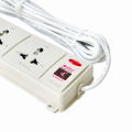 Sunco electric 4 Way Extension Wire cord (2M/5M) Multi Plug,Trailing Socket/wire Code (5A). 