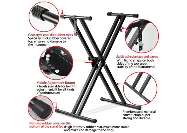 Keyboard%20Stand%20-%20Portable/Double%20Bar%20/Solid%20/Heavy%20Duty%20(Piano%20Stand)%20For%20YAMAHA,CASIO,ANY%20-%20Image%2010