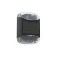4pcs 4led Solar Wall Lamp Waterproof Up Down Luminous Night Light For Outdoor Garden Courtyard Decoration. 