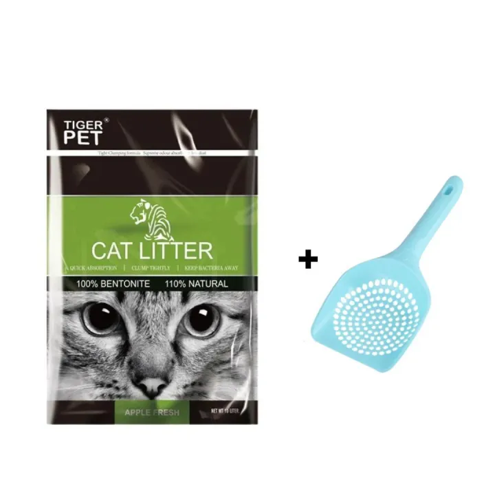 Tiger Cat Litter Apple 8kg 10L with Scoop