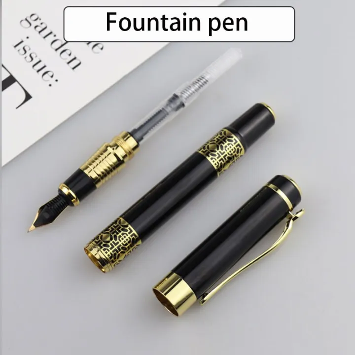 Retro%20Metal%20Fountain%20Pen%20Replaceable%20Ink%20Elegant%20Gift%20for%20Writing%20Stationery%20Office%20School%20Supplies%20-%20Image%205