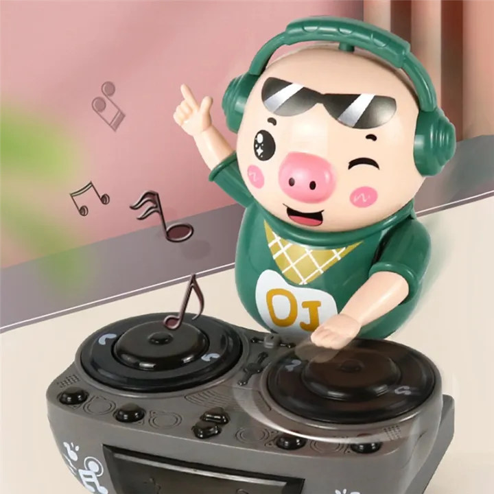 DJ%20Rock%20Pig%20Children%20Toys%20Rock%20Pig%20Children'S%20Electric%20Toys%20Light%20Music%20Fun%20Electronic%20Doll%20Pig%20Waddles%20Dances%20Musical%20Toys%20-%20Image%203