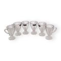 LIRMARTUR Glass Irish Coffee Mug 120ml 6Pcs Set P-179 Coffee Mugs for Drinking Durable Glassware Mugs Tea Mug. 