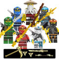 Ninjago Compatible with LEGO 11 Season Hero Scroll Character Lloyd Kaisen Jeanie Kyo拼装 Building Blocks. 