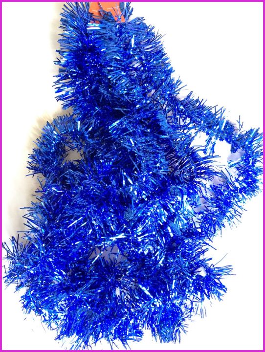 8%20feet%20Tinsel%20garland%20Color%20Streamers%20Wall%20Christmas%20tree%20Surround%20Ribbon%20Christmas%20Garland%20Decoration%20Wedding%20Party%20Supplies%20Design%201%20-%20Image%203