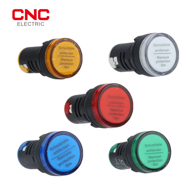Cnc Ad22-22ds 5 Colors Ac220v 30mm Panel Mount Led Power Electronic ...