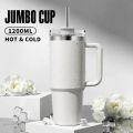 40oz (1200ml) Insulated Stainless Steel Tumbler with Handle – Leak-Proof, Triple-Wall Vacuum Travel Mug for Hot & Cold Drinks, Car Cup Holder Friendly, Sweat-Proof, BPA-Free. 