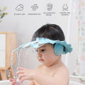 Cute Cartoon Animal Baby Shower Cap Soft Kids Shampoo Shield Bath Head Cover Adjustable Hair Wash Hat Infant Safe Ear Protection. 