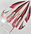 Tvs Wego Red Bike Red Sticker Full Set. 
