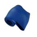 【Dark Blue】 Solid Color Anti-slip Silicone Steering Wheel Protective Cover Car Accessories. 
