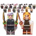 Anime Demon Slayer Figure Model Building Block Toys Lego Plastic Children's Assembled Toy Tanjirou Nezuko Zenitsu Inosuke Desktop Decoration Developmental Toys. 