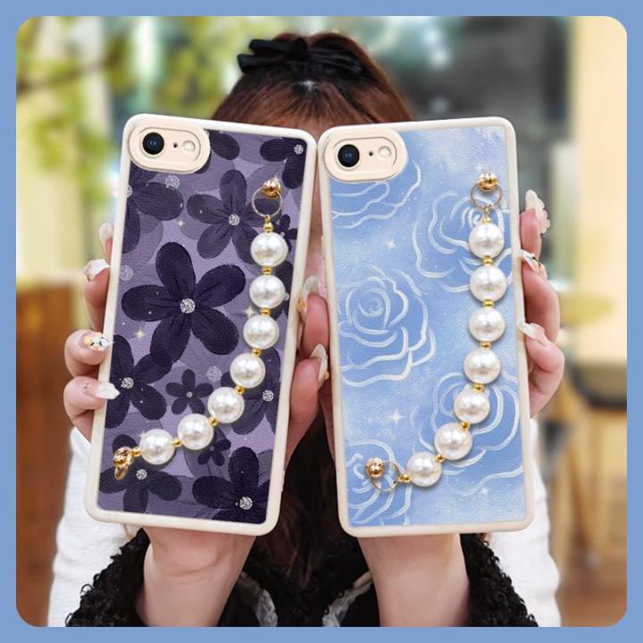 Anti-knock%20imitation%20leather%20Phone%20Case%20For%20iphone%207/8/iphone%20SE%202020/SE2%20pearl%20bracelet%20soft%20case%20Skin-friendly%20feel%20-%20Image%207
