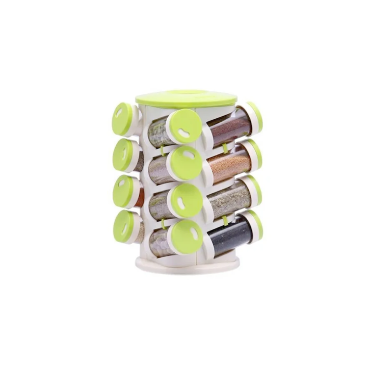 Rotating Spiral 16 In 1 Spice Rack