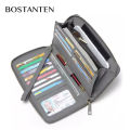 【BestGO】Women Wallet Wristlet Leather Ladies  Bifold Clutch Checkbook Credit Card Holder Organizer Purse. 