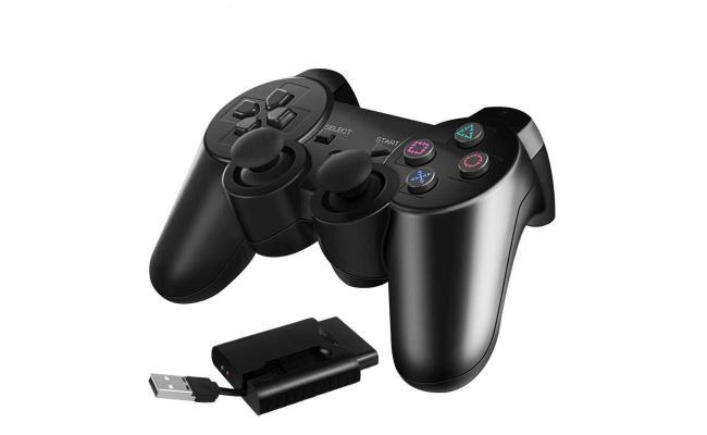 6 in 1 USB 2.4G Wireless Gamepad - Gaming Controller Analog Joystick Retro Gamebox PC / PS2 / PS3 / Android TV & Mobile / Smart TV Box