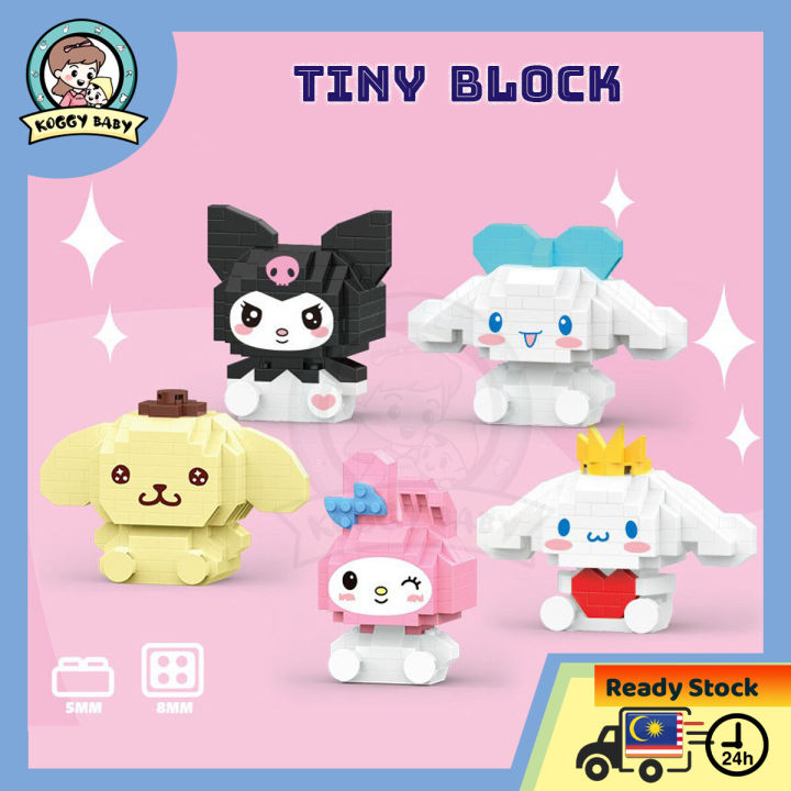 HOT KOGGY Building Block Bricks Disney Cartoon 卡通微颗粒积木玩具 Toys Kids Cartoon DIY Toys Education 公仔星黛露创意益智礼品玩具微型拼装小颗粒可爱积木 Bearbrick Disney Nano 3D Diamond Assembled Jigsaw Puzzles Small Particles