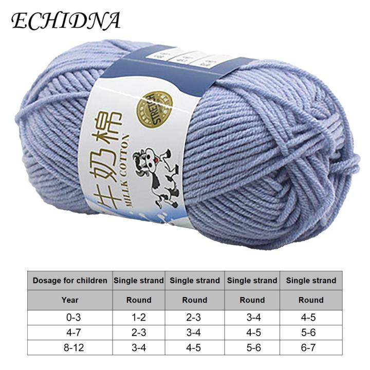 ECHIDNA%20Wool%20Yarn%20Anti-fade%20Beginner%20Needlework%20Hand%20Knitting%20Crochet%20Yarn%20Ball%20-%20Image%209