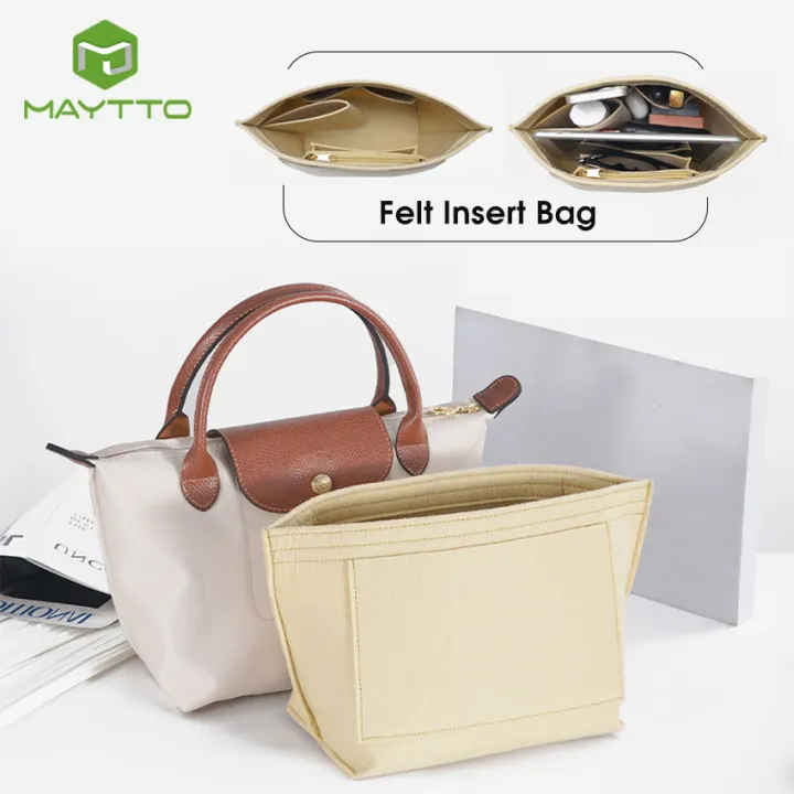 MAYTTO%20Felt%20Insert%20Bag%20Cosmetic%20Bag%20Handle%20Bag%20Liner%20Bag%20Organizer%20Felt%20Cloth%20Makeup%20Bag%20Support%20Handbag%20lining%20Portable%20Insert%20Purse%20Bags%20Fits%20For%20Longchamp%20Handbag%20-%20Image%202