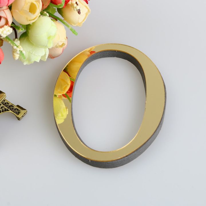 New%2010cm/15cm%2026%20English%20Letters%20Diy%203d%20Mirror%20Wall%20Sticker%20Decals%20Modern%20Home%20Decor%20Wall%20Gold%20Art%20Mural%20-%20Image%203
