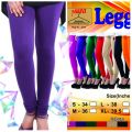 Ladies long side button top with button color legging. 
