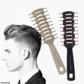 Yuxin shop2025 Salon Household Professional Rib Comb of Men’s Hair Styling Massage Curling Hairbrush for Inner Buckle Modeling. 
