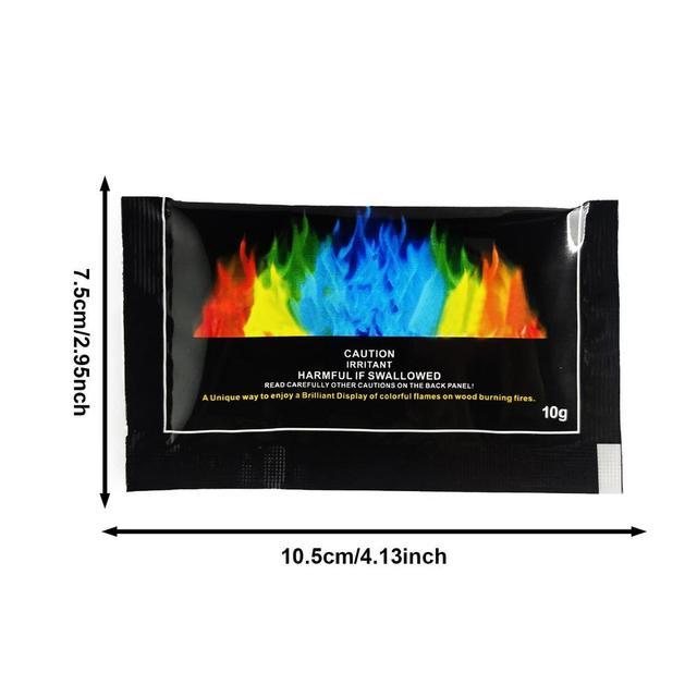 10g-30g Changing Powder Decorative Magical Fire Flame Powder Fireplace ...