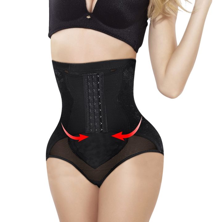 High-Waist%20Tummy%20Control%20Shapewear%20Panty%20%E2%80%93%20Mesh%20Waist%20Trainer%20&%20Butt%20Lifter%20for%20Women%20-%20Image%205