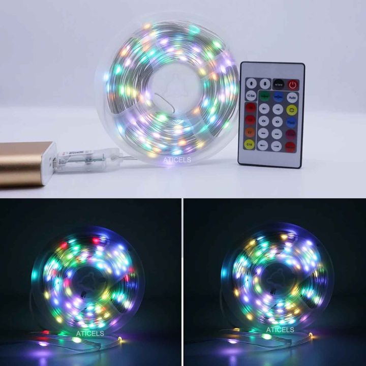 10M LED Strip RGB Bluetooth APP Control LED Light Strip USB 5V ...