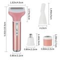 4 in 1 Body Hair Removal Epilator Armpit Hair Bikini Hair Leg Hair Pubic Hair Electric Razor Clipper Shaver Trimmer Women. 