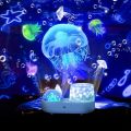 Ocean Projector For Bedroom Led Star Galaxy Sky Wave Color Rotating Underwater Wall Projection 3d Lamp Stereo Kids S. 