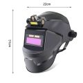 True Color Auto Darkening Welding Helmet with Wide Welding Visor Wide Viewing Angle Transparent Welding Hood. 