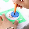 4Pcs Spirograph Geometric Ruler Learning Drawing Tool Stationery For Student Creative Gift Design Ruler For Sketch Drawing As Design 1 Ratings. 