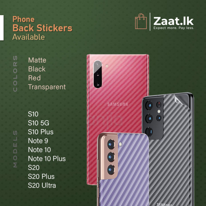 Samsung Back Sticker Dustproof - Matte