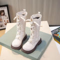 836 kids girls high shoes children fashion shoes high quality PU leather boots for 4 to 9 years. 