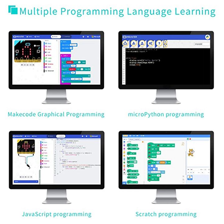 LKPCIGCXM%20Micro:Bit%20V1.5%20Development%20Board%20Micro:Bit%20Smart%20Car%20Kit/Qtruck/Python%20Education%20BBC%20Microbit%20Programmable%20Robot%20for%20DIY%20-%20Image%207
