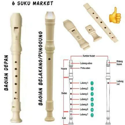 Recorder/flute%20Yamaha%20Flute%20Musical%20Instrument%20Flute/Flute%20Yamaha%20Yrs23%20-%20Image%204