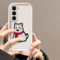 Sroof Case For Infinix Hot 60 Pro Infinix Hot 60 Pro + New Angel Eye Matte Shockproof DIY Stickers for Puppies phone case back cover. 