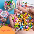 50pcs/set Cute Rubber Eraser Creative Animal Fruit Pencil Erasers Mini Kawaii Stationery Kids Student Office Supplies. 