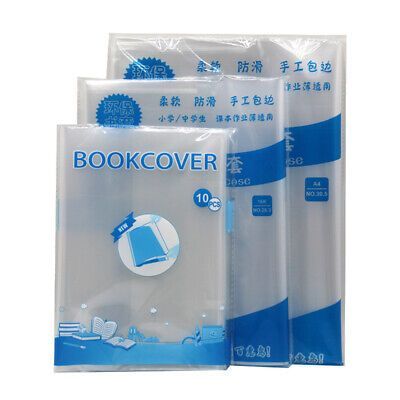 10%20Pcs%20Set%20Book%20Cover%20Transparent%20Clear%20Polythene%20Cover%20For%203%20Size%20Transparent%20Book%20Cover%20-%20Image%202