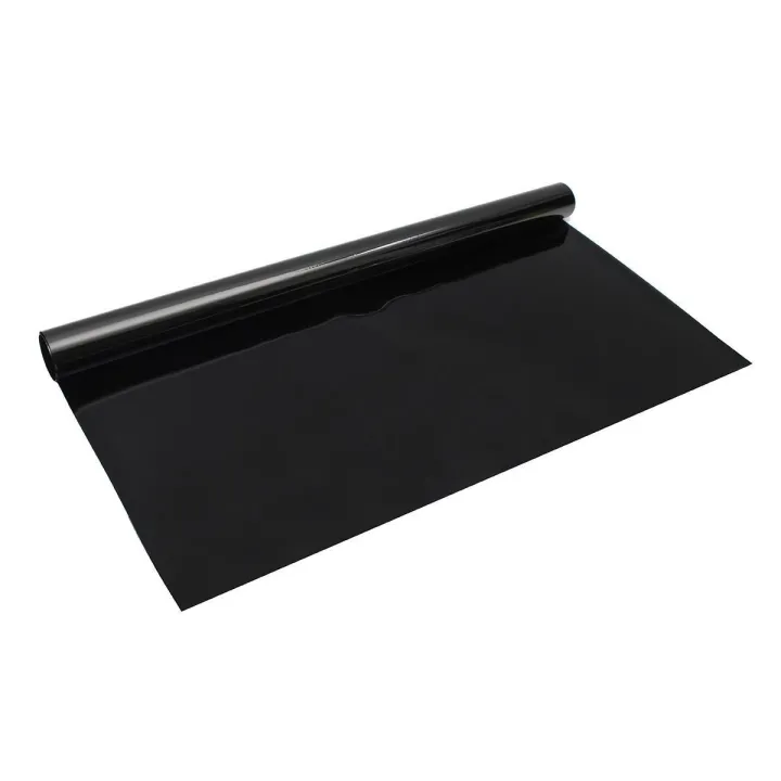 Black Privacy Tint Window Film Glass Door Stickers 0% 5% 15% 35% 50% VLT 60X20''