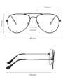 New Double Bridge Aviation Sunglasses Men & Woman Aviator Alloy Frame Sun Glasses Female Male UV400 Eyewear. 