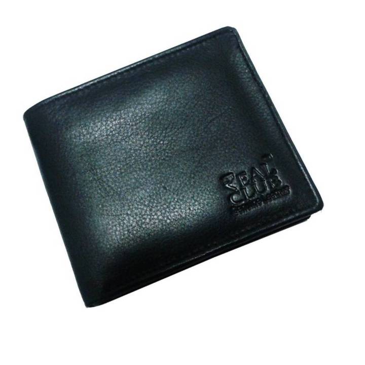 Men's Real Club Slim Genuine Leather Wallet | Unisex Wallet | Leather Purse | Bifold Wallet | Slim Wallet for Men & Women | Minimalist Wallet | Card Holder Wallet | RFID Blocking Wallet | Genuine Leather Purse | Stylish Money Clip Wallet | Compact Wallet