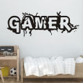 Wall Sticker Removable Gamer Decal Mural DIY Decor. 