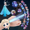 Children's Day Projection StellaLou Ice and Snow Watch for Kindergarten 3-8  Year-old Toys for Boys and Girls. 
